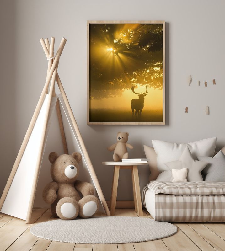 Mist on tree can't stop sunshine