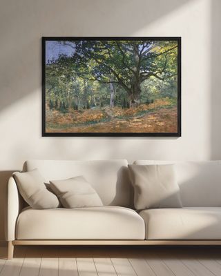 The Bodmer Oak, Fontainebleau Forest (1865) By Claude Monet