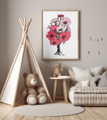 Bouquet Of Red Flowers