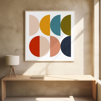 Mid Century Geometric Color Play