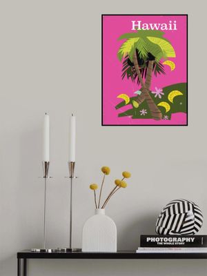 Hawaii Vintage Travel Poster