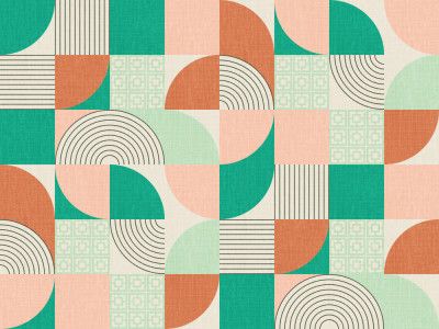 Palm Springs Desert Shapes Emerald