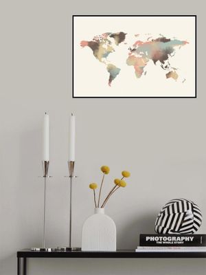 Watercolor World Map