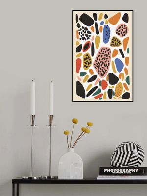 Vibrant Pebble Mosaic