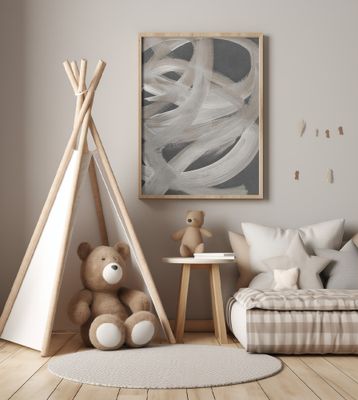 Abstract Brush Strokes 129X