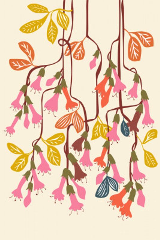 Fuchsia Flower affection light