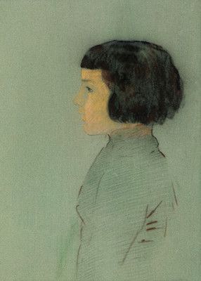 Young Woman In Profile