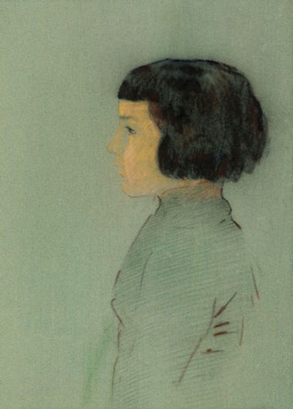 Young Woman In Profile
