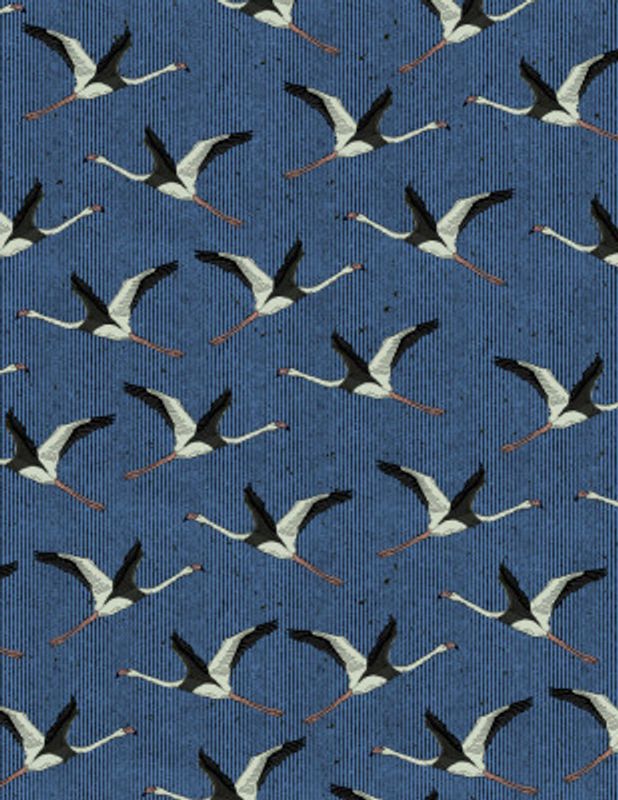 Vintage Flamingo Print