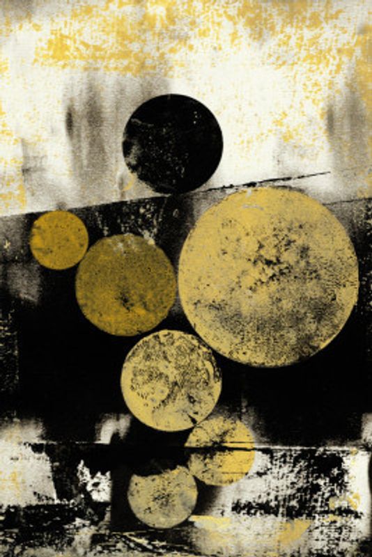 Golden and Black Circles