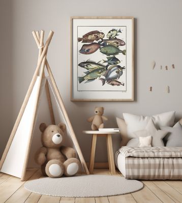 Exotic Fish (1767) By J V Schley