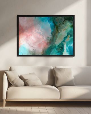 Fluid Movement Of Pastel Colors