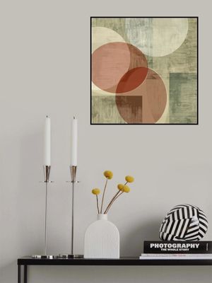 Modern Mocha Abstract Shapes 2