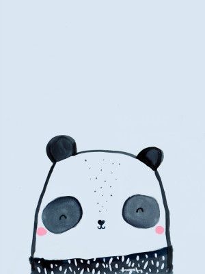 Inky Panda - Simple Boho Kids &amp; baby nursery