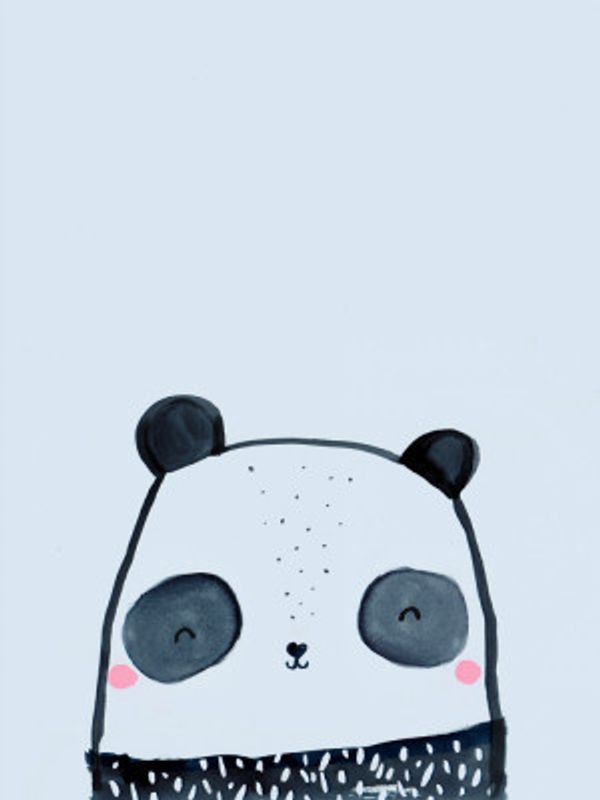 Inky Panda - Simple Boho Kids &amp; baby nursery
