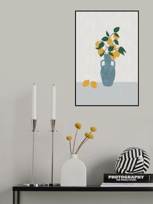 Vase Lemon Branches