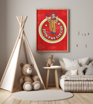 Join the Circus Vintage Clown Commercial