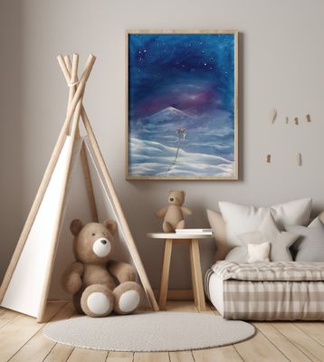 Night in the mountains