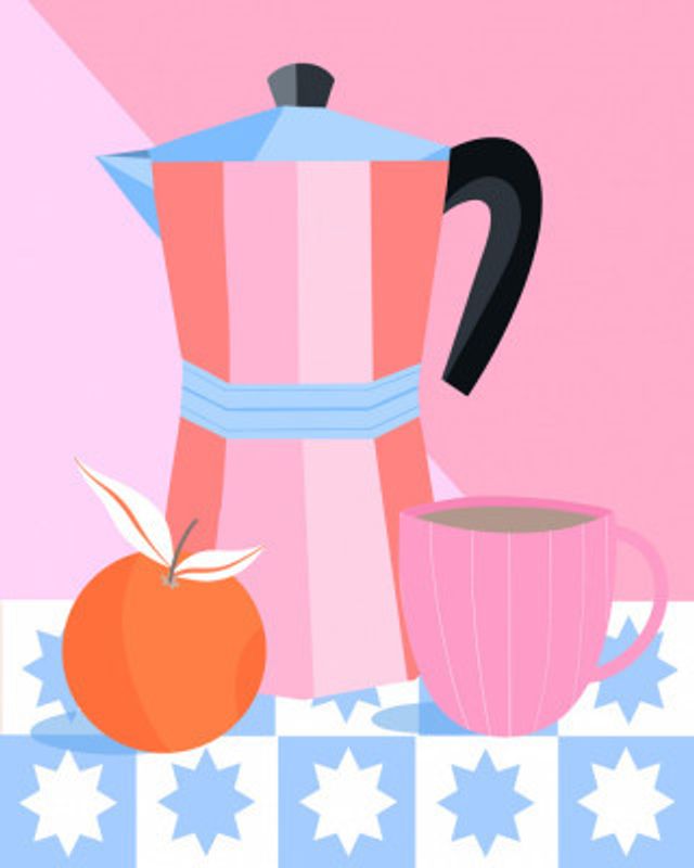 Still Life with Moka Pot