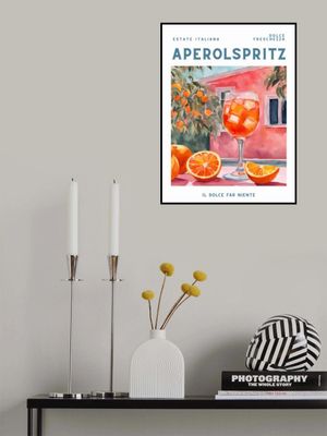 Aperol Spritz, Aquarell, Fresh