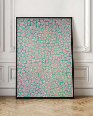 Dotted Pink Organic Shapes
