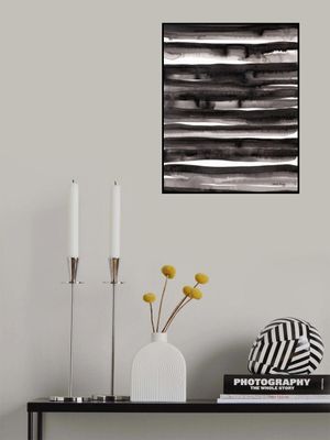 Abstract With Ink Stripes II