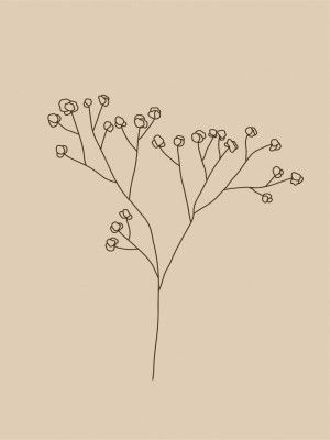 Delicate Line Blossoms