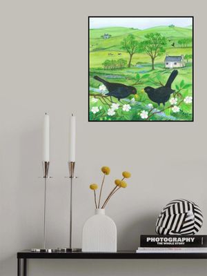 Blackbirds and Blossom