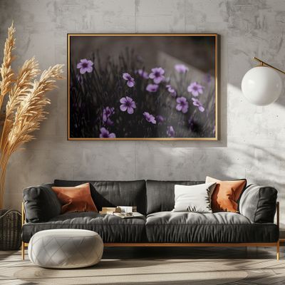 Midnight Purple Blooms