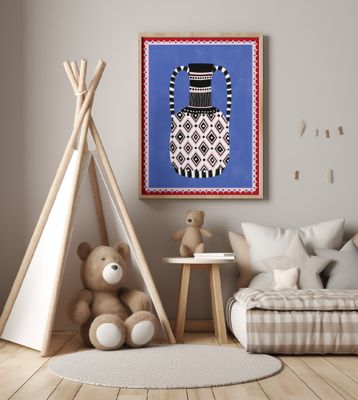 Geometric Patterns and Bold Colors