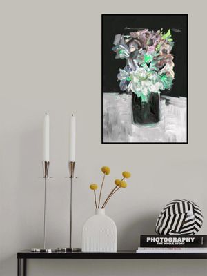 Colorful Flower with Vase