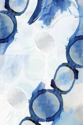 Blue Abstract Swirls 3