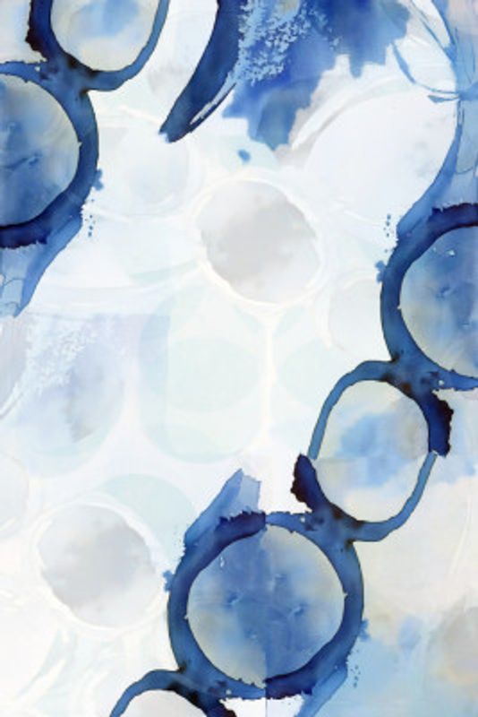 Blue Abstract Swirls 3