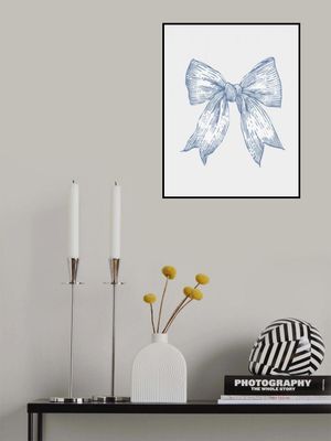 Nautical Pale Blue Bow