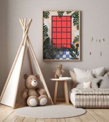 Tropical Window View