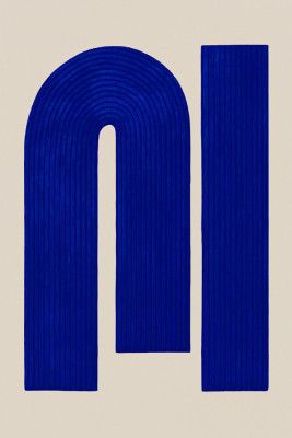 Blue Geometric Curve