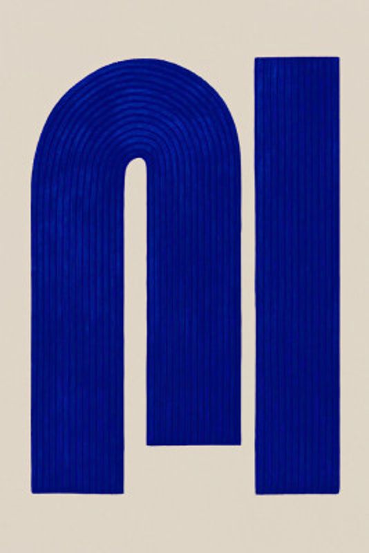 Blue Geometric Curve