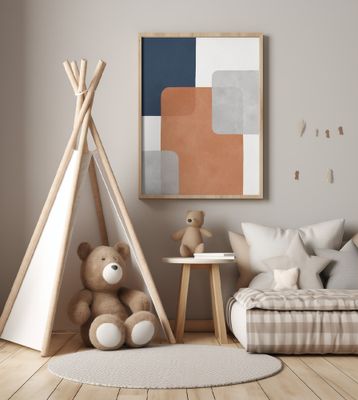 Expressionist abstract shapes 5