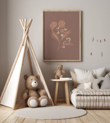 Abstract foliage art