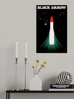 Black Arrow Space Art