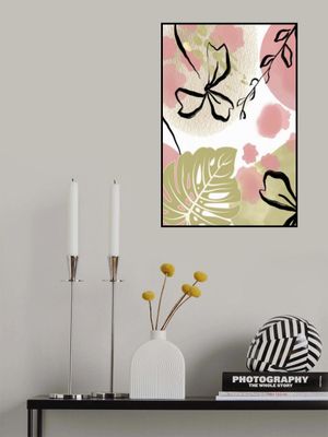 Botanical Green N Pink 2