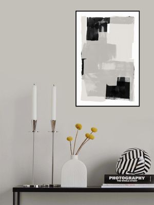 Black and White Abstract Composition No.3