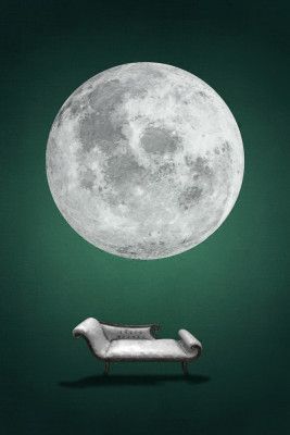 Just lie down and watch the Moon