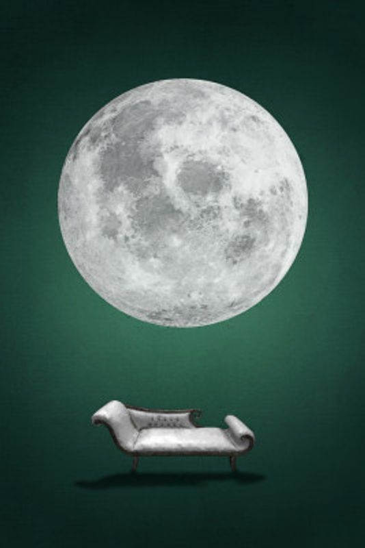 Just lie down and watch the Moon