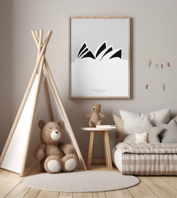 Minimal Sydney Opera House