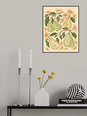 Pears And Flowers