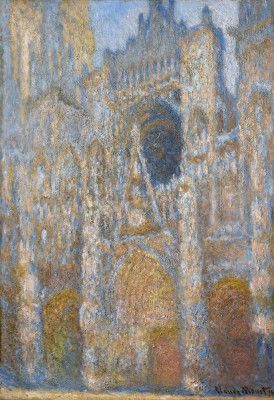 Rouen Cathedral - The Facade in Sunlight