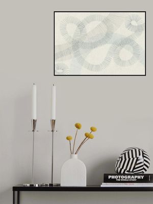 calming essentials Curved Lines blue