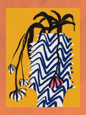 Spider Flower In Vase