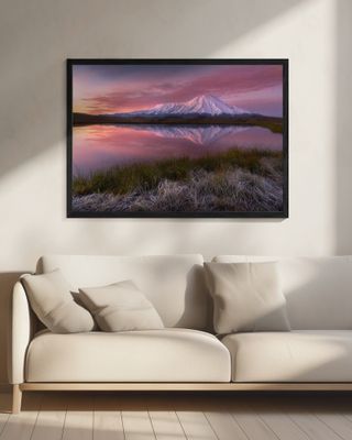 Frosty morning at Tolbachik volcano...